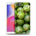 Дизайнерский пластиковый чехол для Xiaomi RedMi 6A Ягоды текстуры