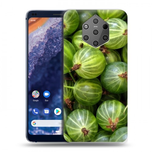 Дизайнерский пластиковый чехол для Nokia 9 PureView Ягоды текстуры