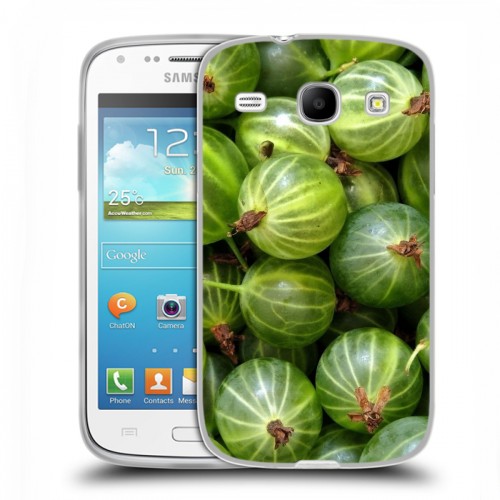 Дизайнерский пластиковый чехол для Samsung Galaxy Core Ягоды текстуры