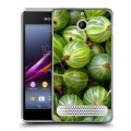 Дизайнерский силиконовый чехол для Sony Xperia E1 Ягоды текстуры