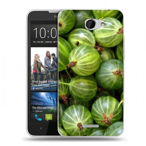 Дизайнерский пластиковый чехол для HTC Desire 516 Ягоды текстуры