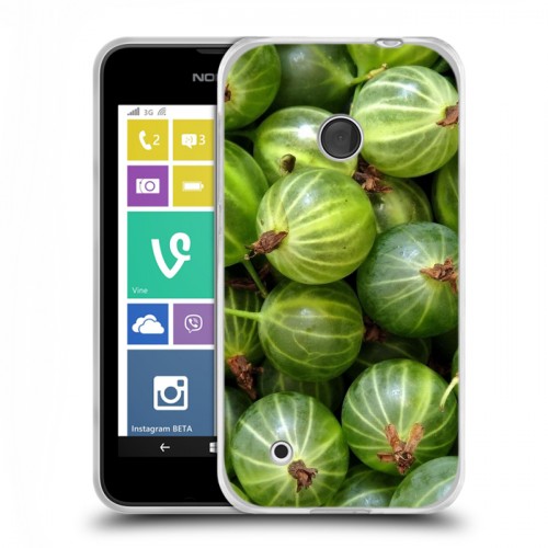 Дизайнерский пластиковый чехол для Nokia Lumia 530 Ягоды текстуры