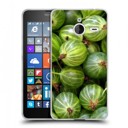 Дизайнерский пластиковый чехол для Microsoft Lumia 640 XL Ягоды текстуры