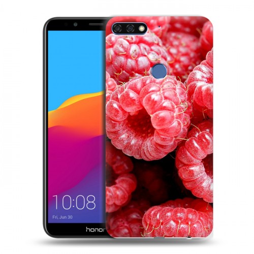 Дизайнерский пластиковый чехол для Huawei Honor 7C Pro Ягоды текстуры