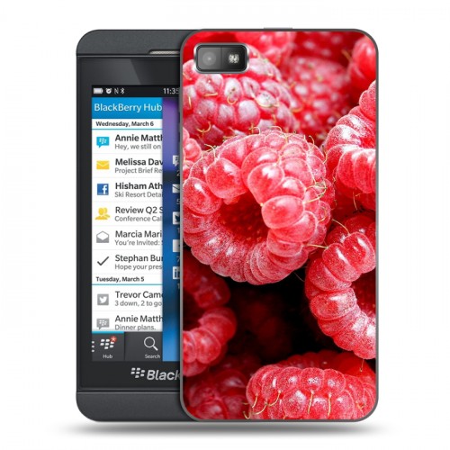 Дизайнерский пластиковый чехол для BlackBerry Z10 Ягоды текстуры