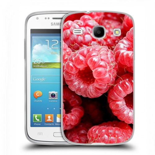 Дизайнерский пластиковый чехол для Samsung Galaxy Core Ягоды текстуры