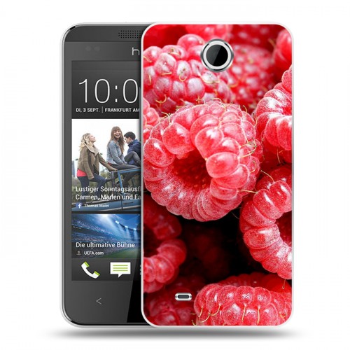 Дизайнерский пластиковый чехол для HTC Desire 300 Ягоды текстуры