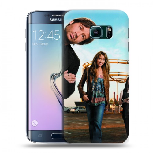 Дизайнерский пластиковый чехол для Samsung Galaxy S6 Edge Блудливая Калифорния