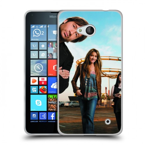Дизайнерский пластиковый чехол для Microsoft Lumia 640 Блудливая Калифорния