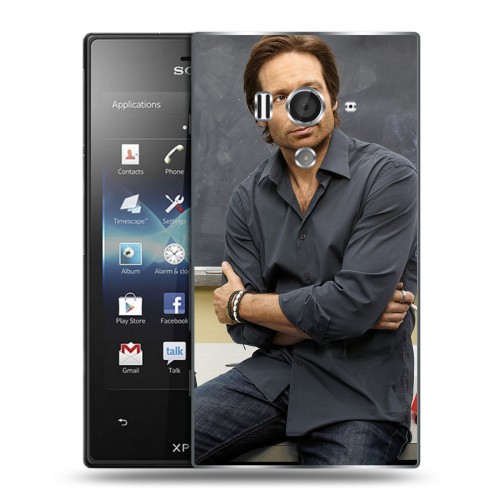 Дизайнерский пластиковый чехол для Sony Xperia acro S Блудливая Калифорния