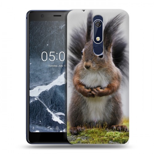 Дизайнерский пластиковый чехол для Nokia 5.1 Грызуны