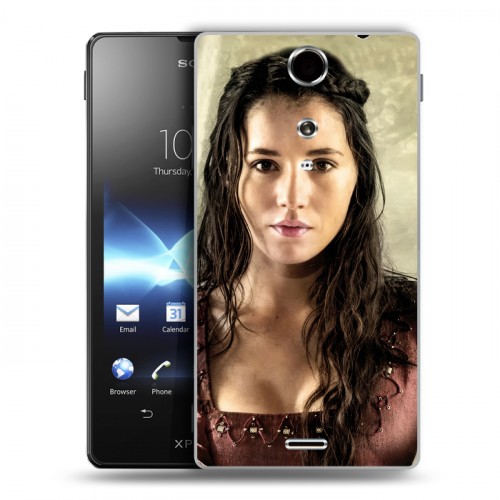 Дизайнерский пластиковый чехол для Sony Xperia TX Викинги