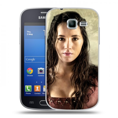 Дизайнерский пластиковый чехол для Samsung Galaxy Trend Lite Викинги