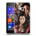 Дизайнерский пластиковый чехол для Microsoft Lumia 540 Викинги