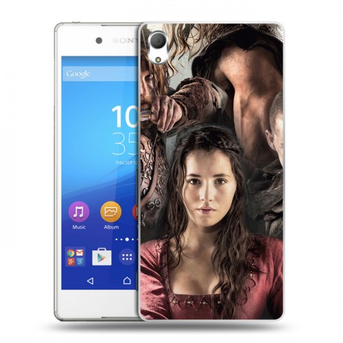 Дизайнерский пластиковый чехол для Sony Xperia Z3+ Викинги