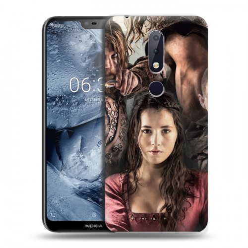 Дизайнерский пластиковый чехол для Nokia 6.1 Plus Викинги