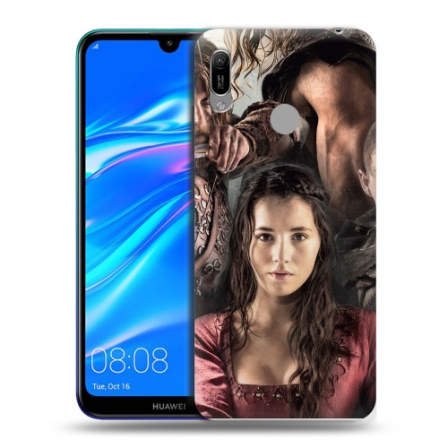 Дизайнерский пластиковый чехол для Huawei Y6 (2019) Викинги