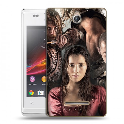 Дизайнерский пластиковый чехол для Sony Xperia E Викинги