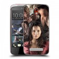 Дизайнерский пластиковый чехол для HTC Desire 500 Викинги