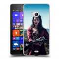 Дизайнерский пластиковый чехол для Microsoft Lumia 540 Викинги