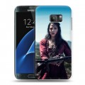 Дизайнерский силиконовый с усиленными углами чехол для Samsung Galaxy S7 Викинги