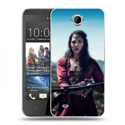 Дизайнерский пластиковый чехол для HTC Desire 300 Викинги
