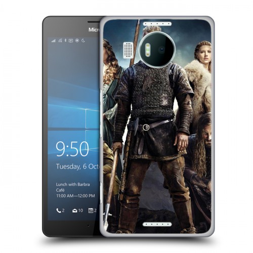 Дизайнерский пластиковый чехол для Microsoft Lumia 950 XL Викинги
