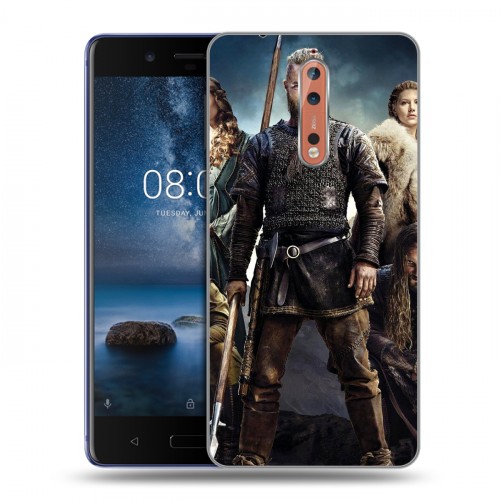 Дизайнерский пластиковый чехол для Nokia 8 Викинги