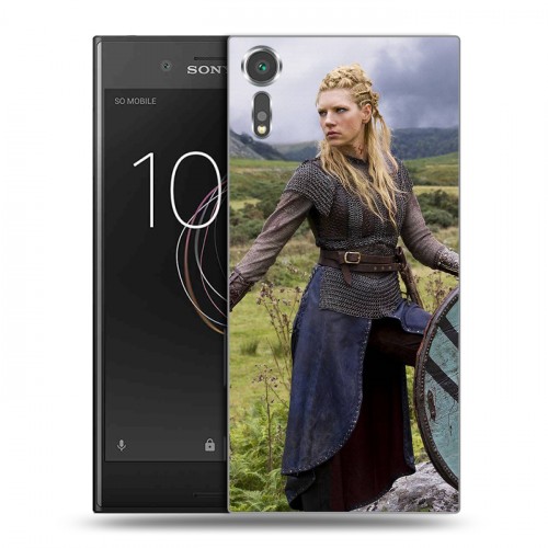 Дизайнерский пластиковый чехол для Sony Xperia XZs Викинги