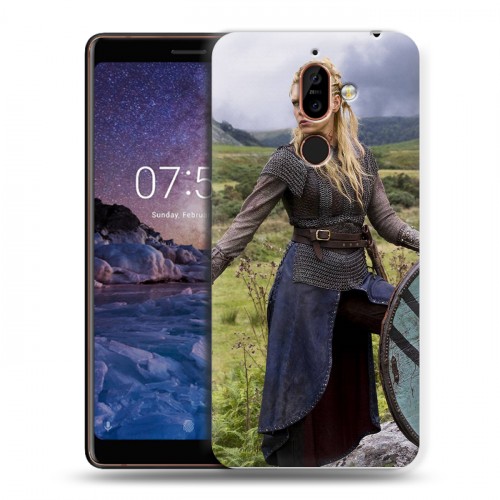 Дизайнерский пластиковый чехол для Nokia 7 Plus Викинги