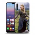 Дизайнерский силиконовый с усиленными углами чехол для Huawei P20 Pro Викинги