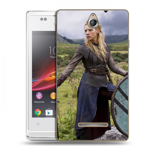 Дизайнерский пластиковый чехол для Sony Xperia E Викинги