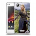 Дизайнерский пластиковый чехол для Sony Xperia L Викинги