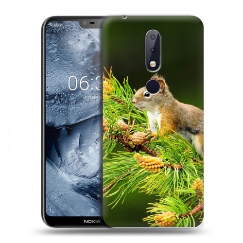 Дизайнерский силиконовый чехол для Nokia 6.1 Plus Грызуны