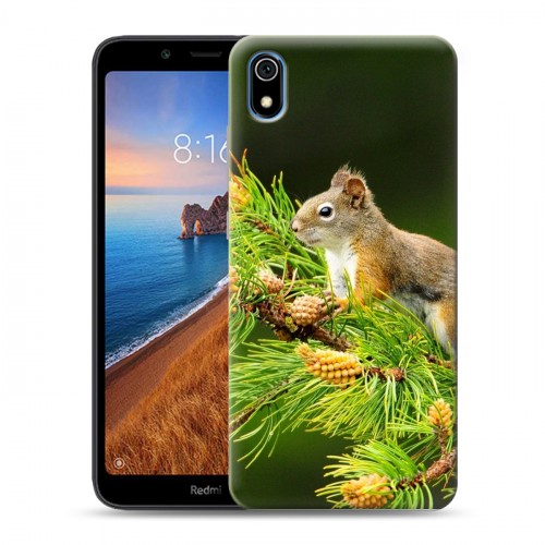 Дизайнерский силиконовый чехол для Xiaomi RedMi 7A Грызуны