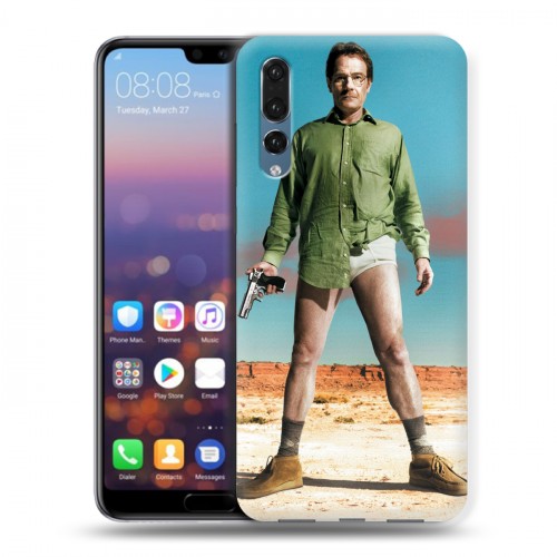 Дизайнерский силиконовый с усиленными углами чехол для Huawei P20 Pro Во все тяжкие