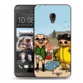 Дизайнерский пластиковый чехол для HTC Desire 700 Во все тяжкие