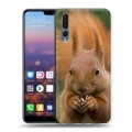 Дизайнерский силиконовый с усиленными углами чехол для Huawei P20 Pro Грызуны