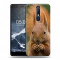 Дизайнерский пластиковый чехол для Nokia 5.1 Грызуны