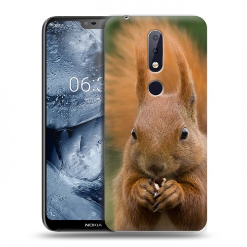 Дизайнерский силиконовый чехол для Nokia 6.1 Plus Грызуны