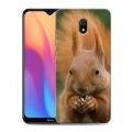 Дизайнерский силиконовый с усиленными углами чехол для Xiaomi RedMi 8A Грызуны