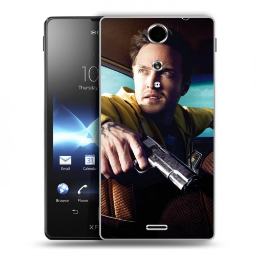 Дизайнерский пластиковый чехол для Sony Xperia TX Во все тяжкие