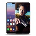 Дизайнерский силиконовый с усиленными углами чехол для Huawei P20 Pro Во все тяжкие