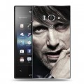 Дизайнерский пластиковый чехол для Sony Xperia acro S Ганнибал