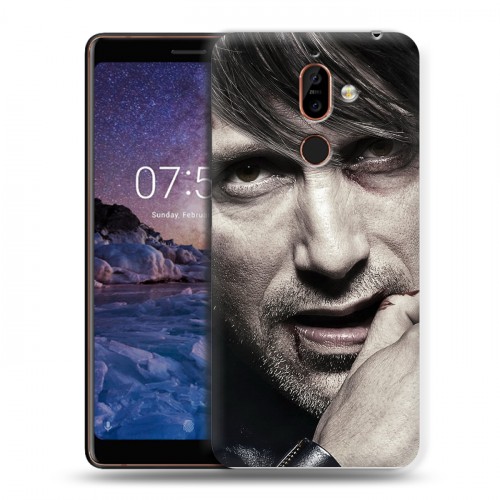 Дизайнерский пластиковый чехол для Nokia 7 Plus Ганнибал