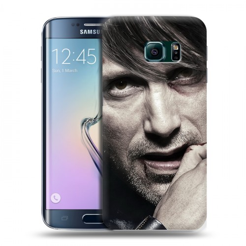 Дизайнерский пластиковый чехол для Samsung Galaxy S6 Edge Ганнибал