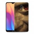 Дизайнерский силиконовый с усиленными углами чехол для Xiaomi RedMi 8A Ганнибал