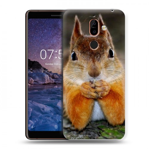 Дизайнерский пластиковый чехол для Nokia 7 Plus Грызуны