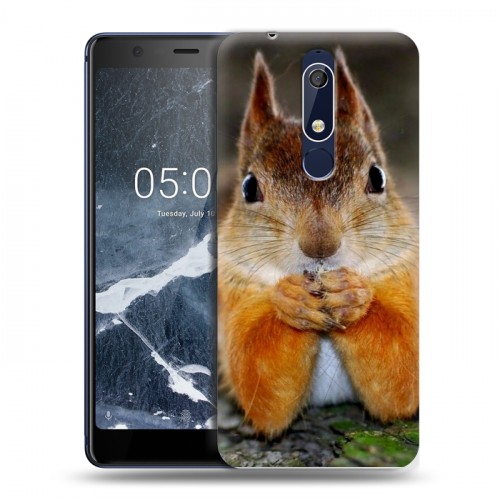 Дизайнерский пластиковый чехол для Nokia 5.1 Грызуны