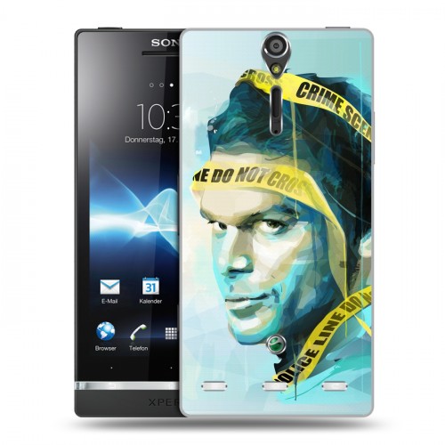 Дизайнерский пластиковый чехол для Sony Xperia S Декстер